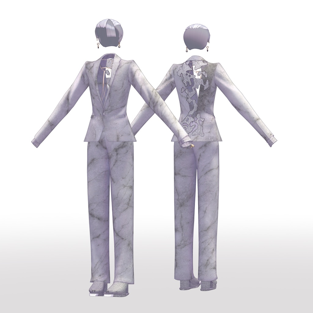 【VRC想定衣装】Dappled Sunlight Suit 木漏れ日スーツ