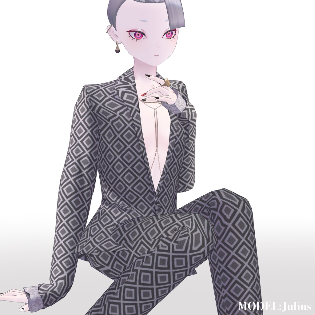 【VRC想定衣装】Dappled Sunlight Suit 木漏れ日スーツ