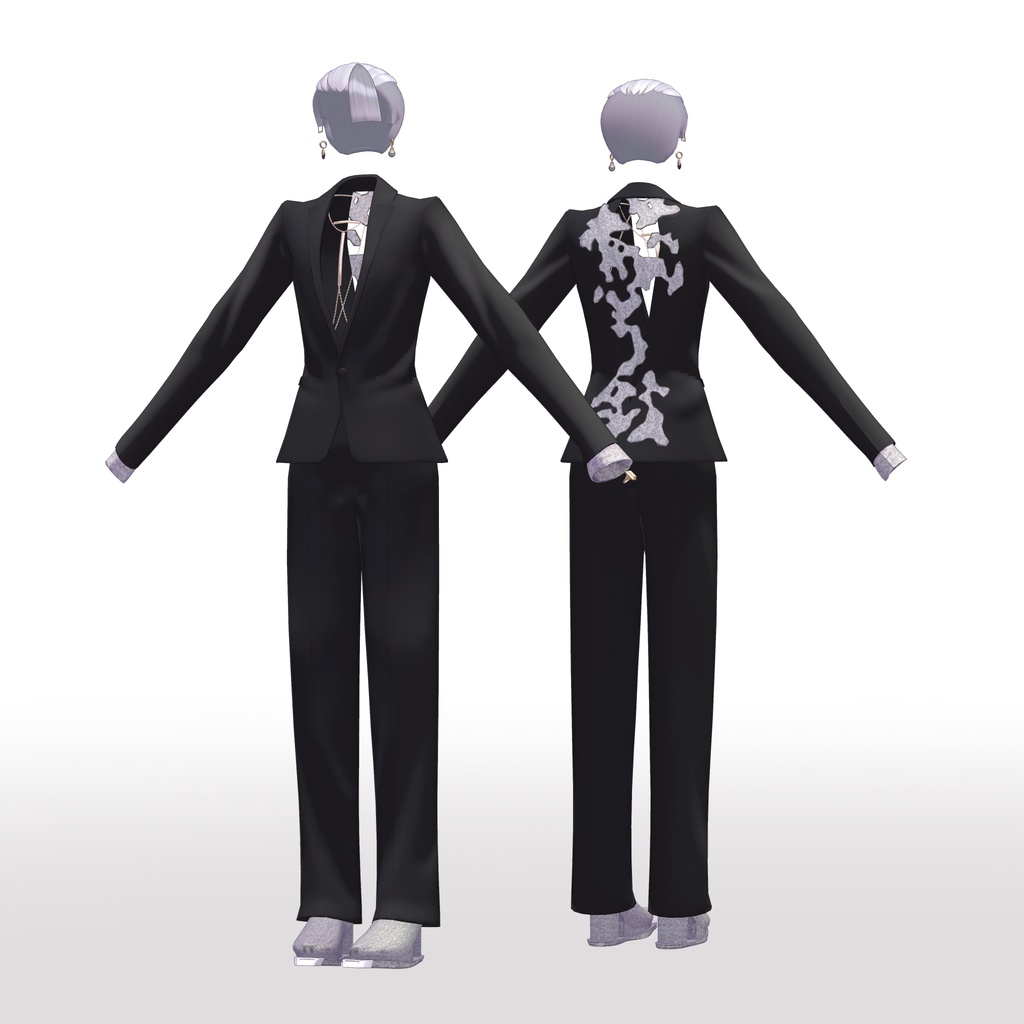 【VRC想定衣装】Dappled Sunlight Suit 木漏れ日スーツ