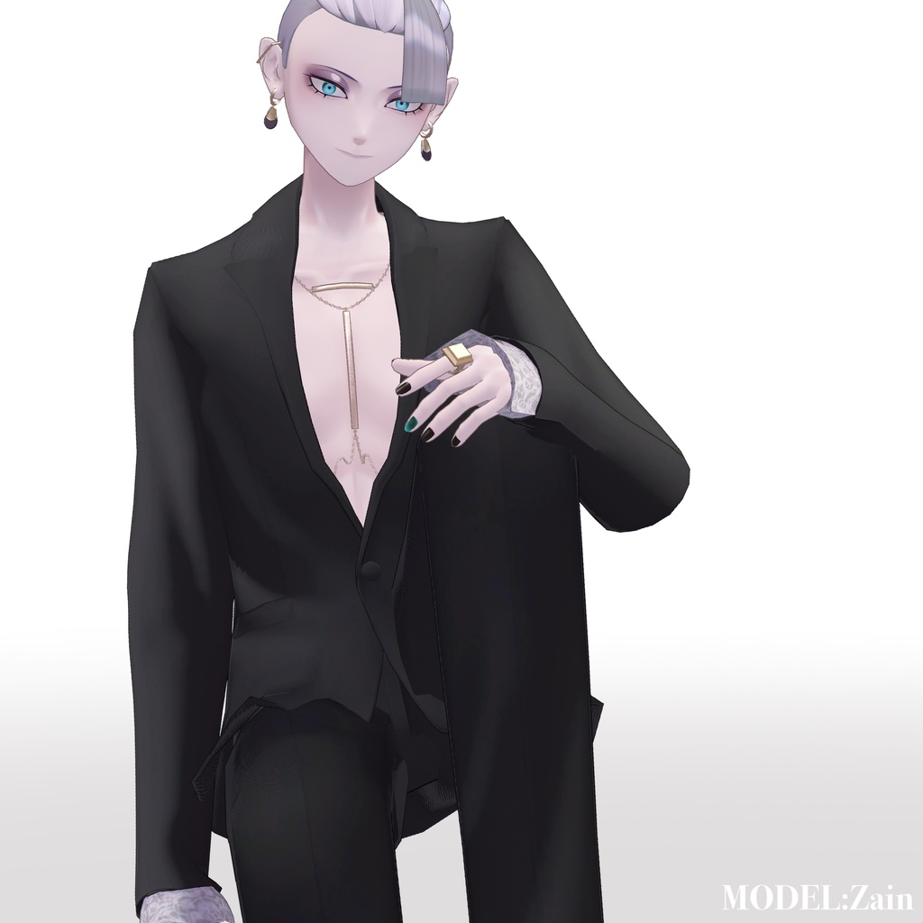 【VRC想定衣装】Dappled Sunlight Suit 木漏れ日スーツ