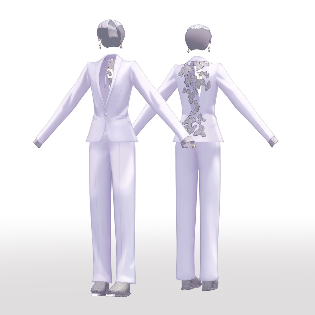 【VRC想定衣装】Dappled Sunlight Suit 木漏れ日スーツ