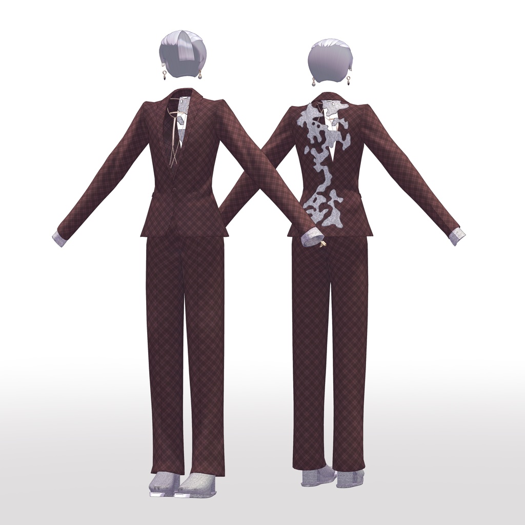 【VRC想定衣装】Dappled Sunlight Suit 木漏れ日スーツ