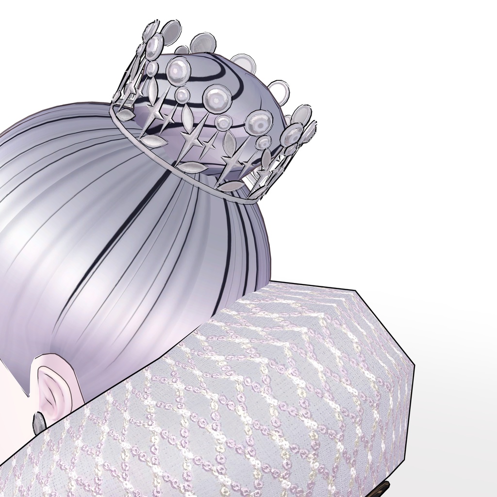 【VRC想定衣装】CollarDress 襟のドレス