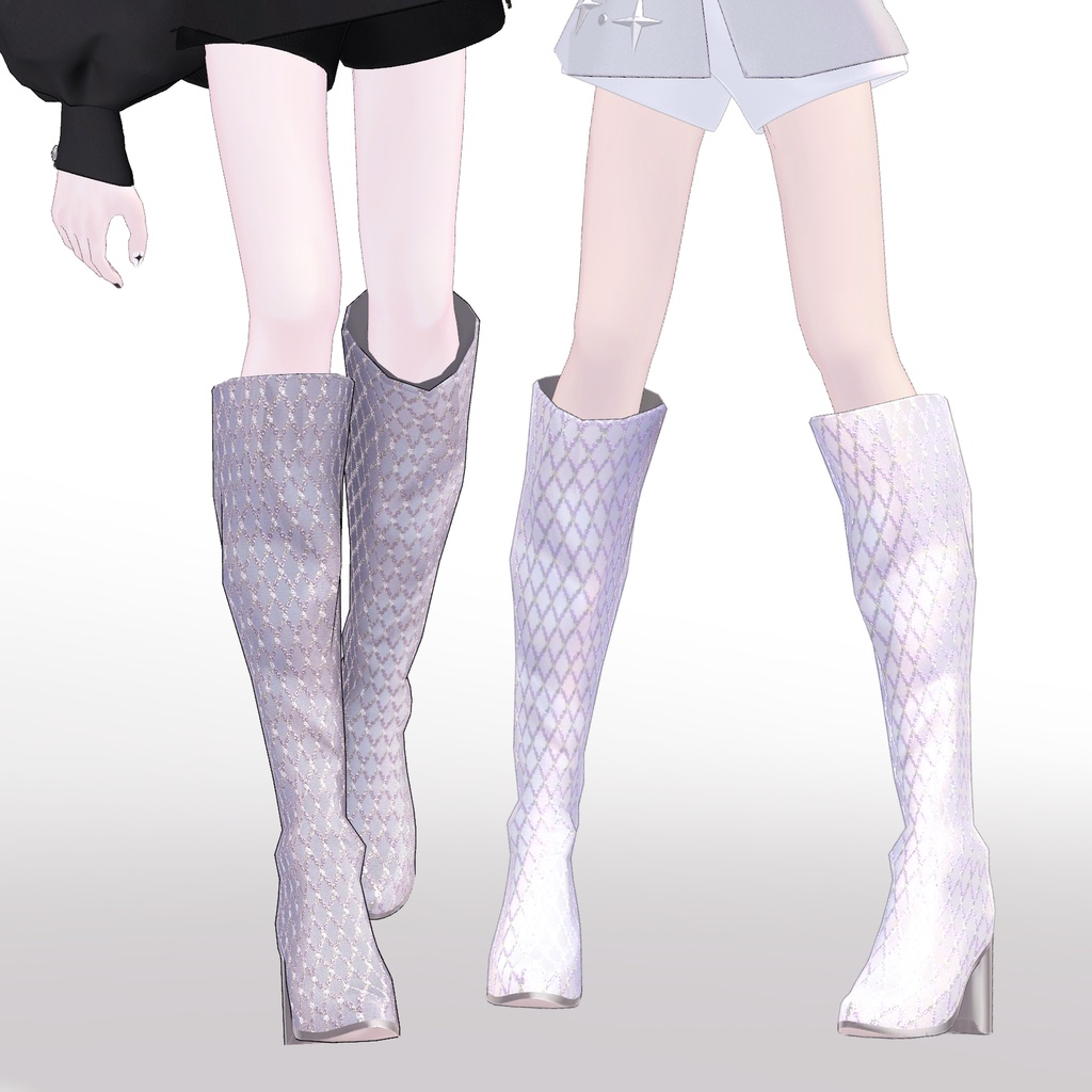 【VRC想定衣装】CollarDress 襟のドレス