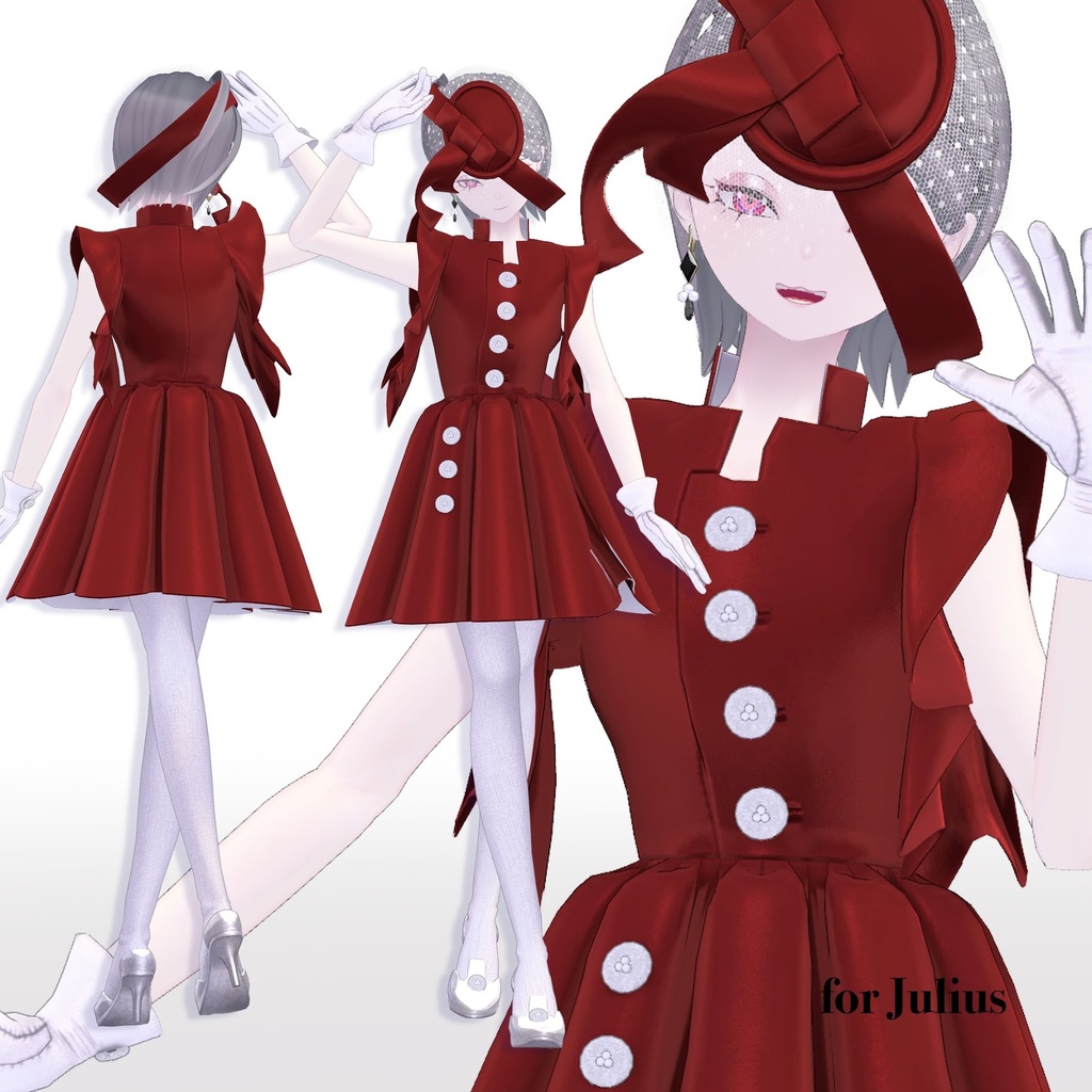 【VRC想定衣装】RetroDress レトロドレス