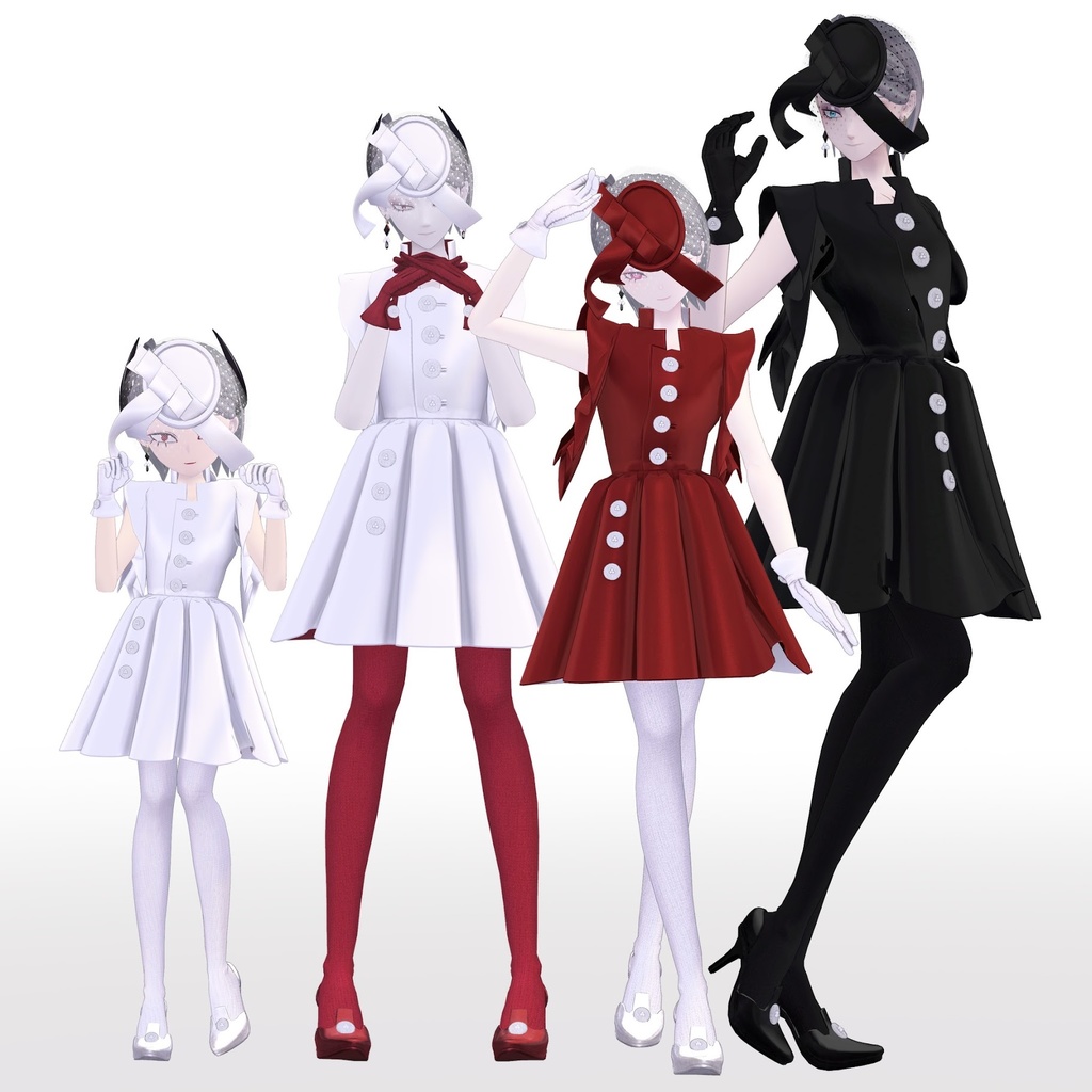 【VRC想定衣装】RetroDress レトロドレス