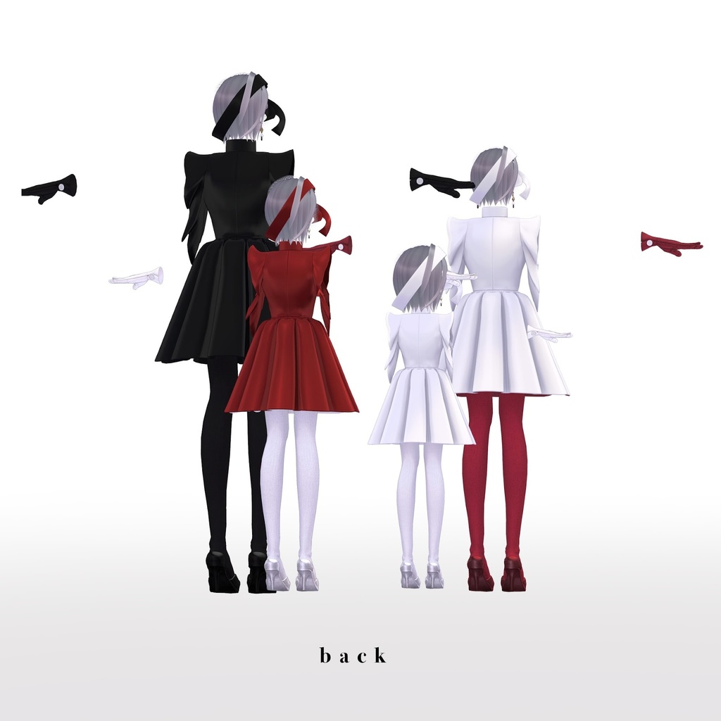 【VRC想定衣装】RetroDress レトロドレス