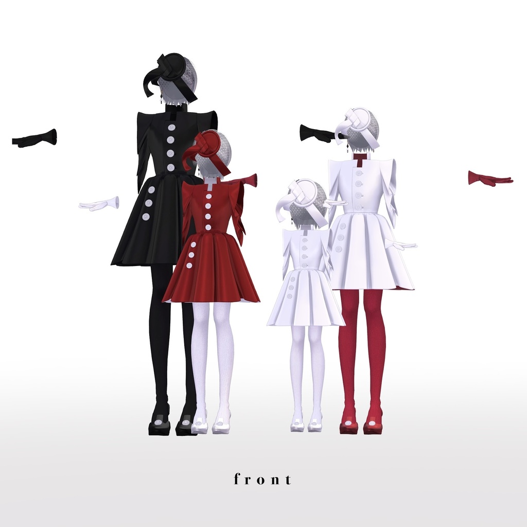 【VRC想定衣装】RetroDress レトロドレス