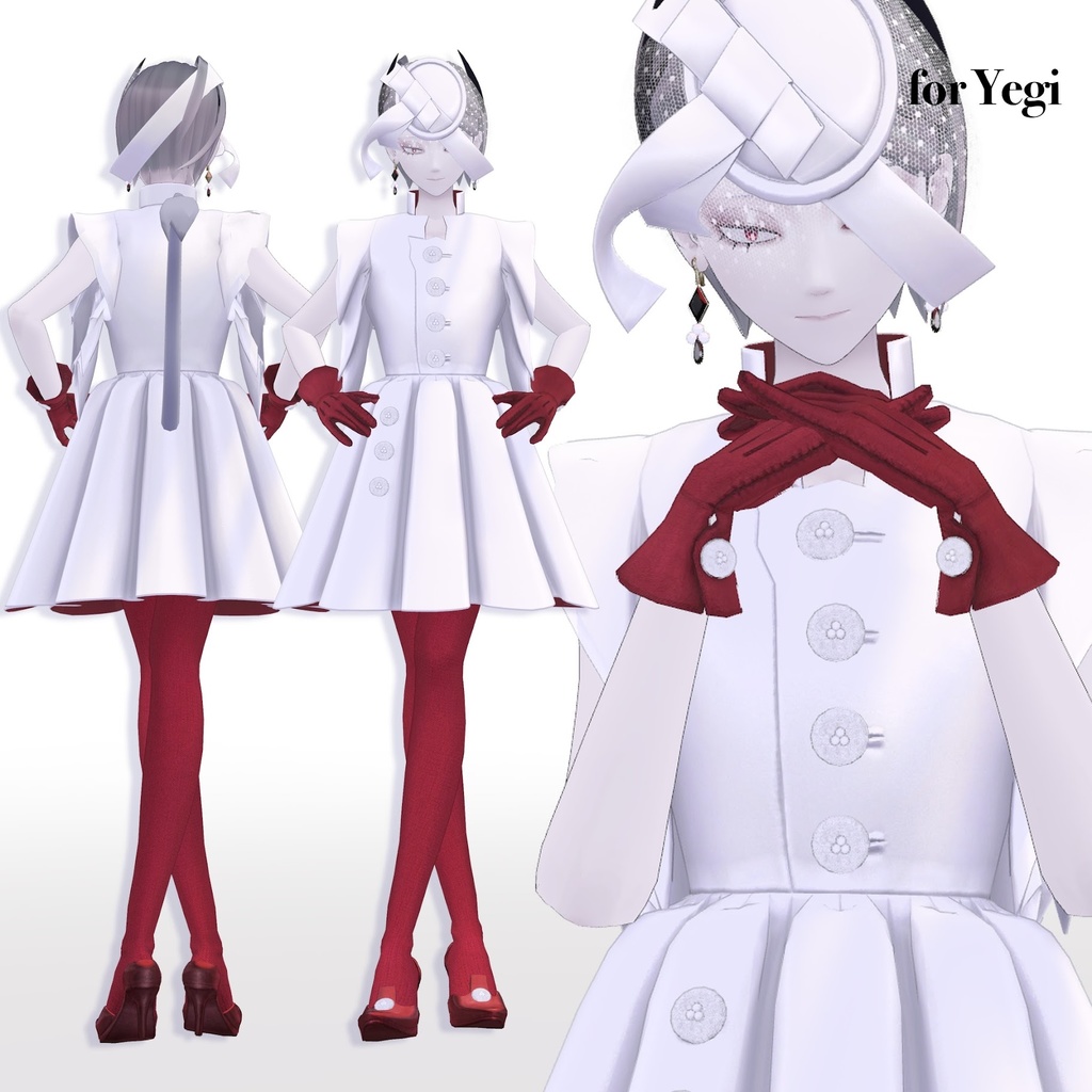 【VRC想定衣装】RetroDress レトロドレス