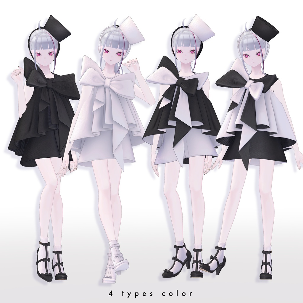 【VRC想定衣装】GiftDress【イベント参加者無料配布】