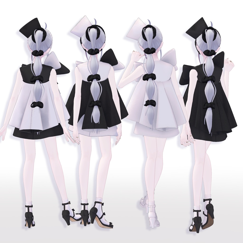 【VRC想定衣装】GiftDress【イベント参加者無料配布】