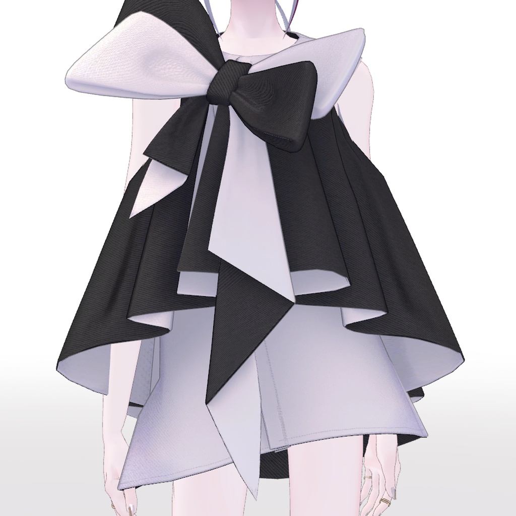 【VRC想定衣装】GiftDress【イベント参加者無料配布】