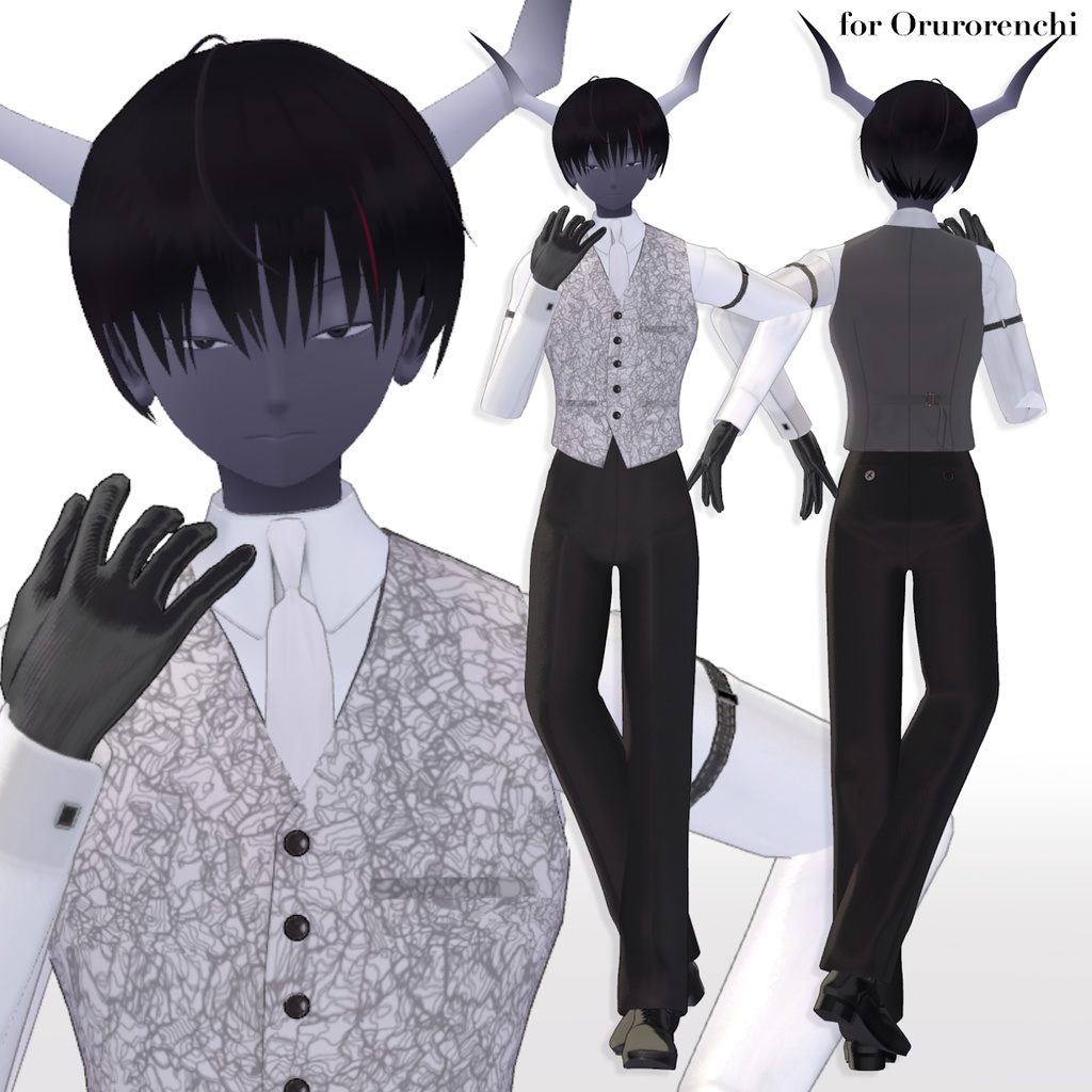 【VRC想定衣装】StandardSuit 普通のスーツ