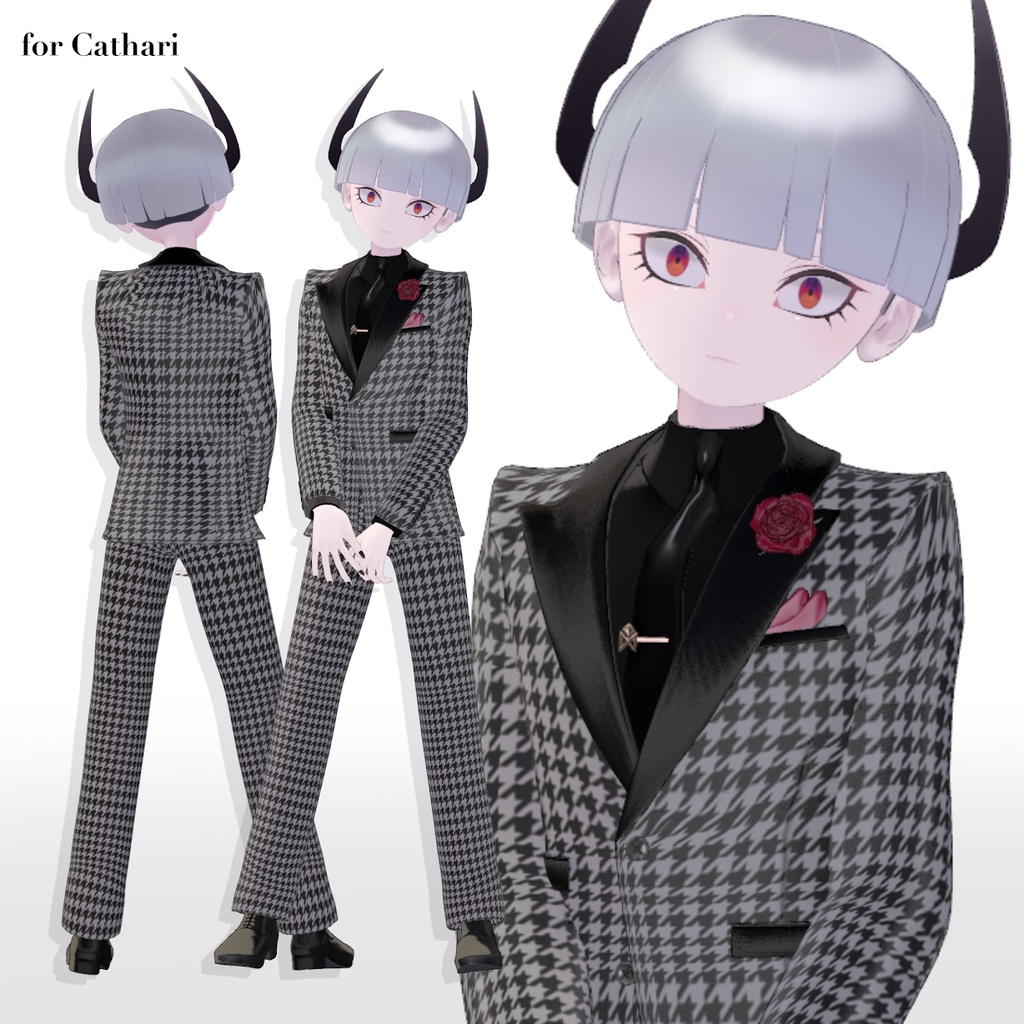 【VRC想定衣装】StandardSuit 普通のスーツ