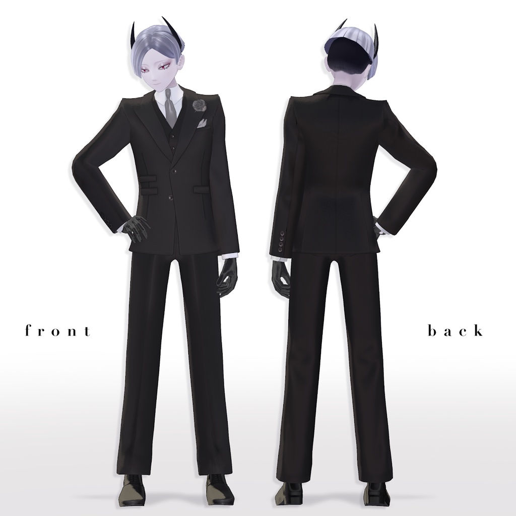 【VRC想定衣装】StandardSuit 普通のスーツ
