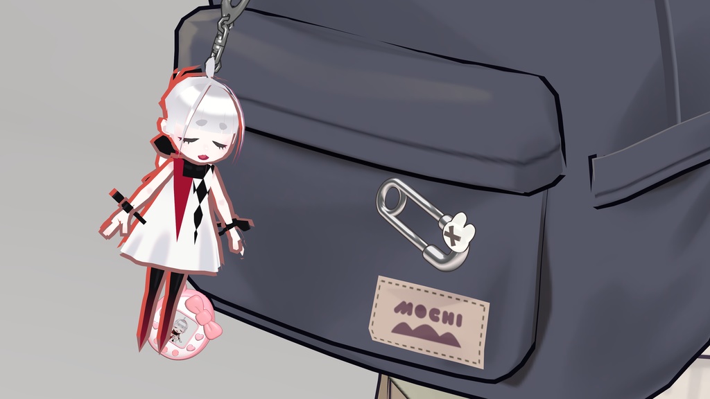 【無料】MINIUSマスコットキーホルダー【VRChatアイテム】