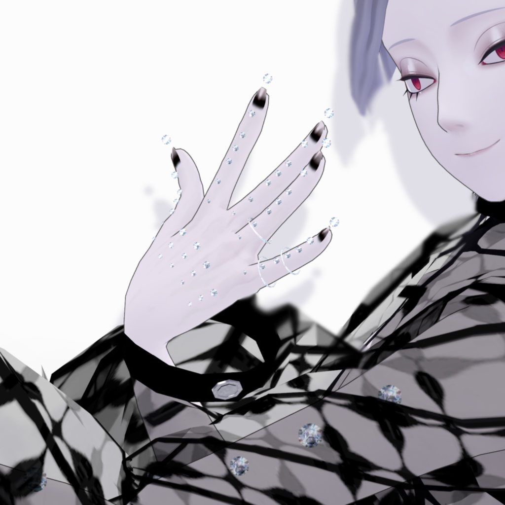 【VRC想定アクセサリー】HandPearl ハンドパール