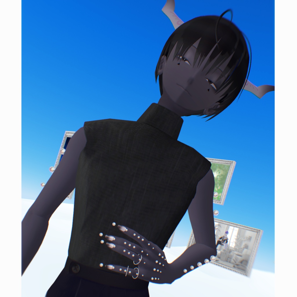 【VRC想定アクセサリー】HandPearl ハンドパール