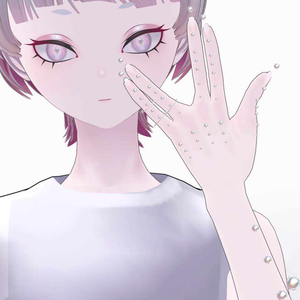 【VRC想定アクセサリー】HandPearl ハンドパール