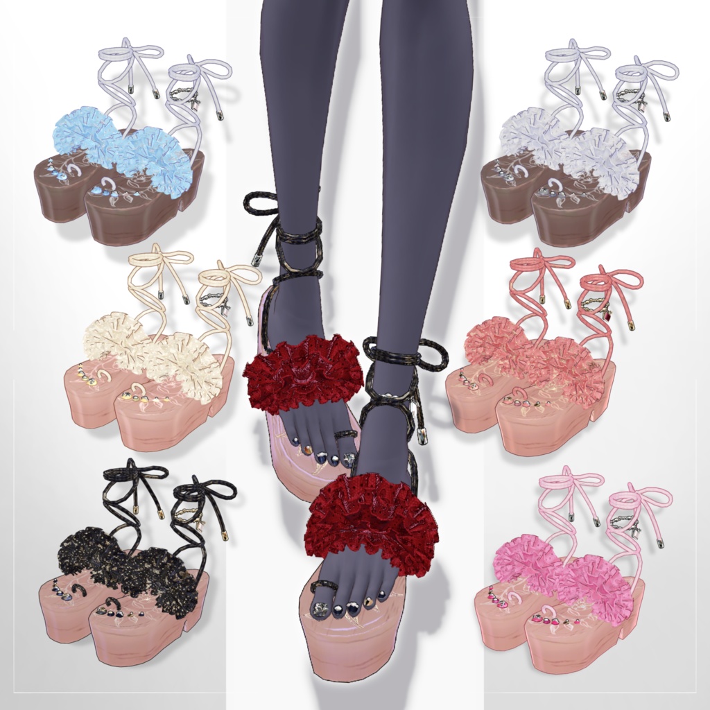 【VRC想定衣装】FrillSwimWear2025 フリル水着2025