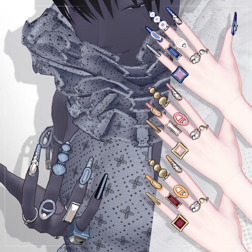 【VRC想定衣装】FrillSwimWear2025 フリル水着2025