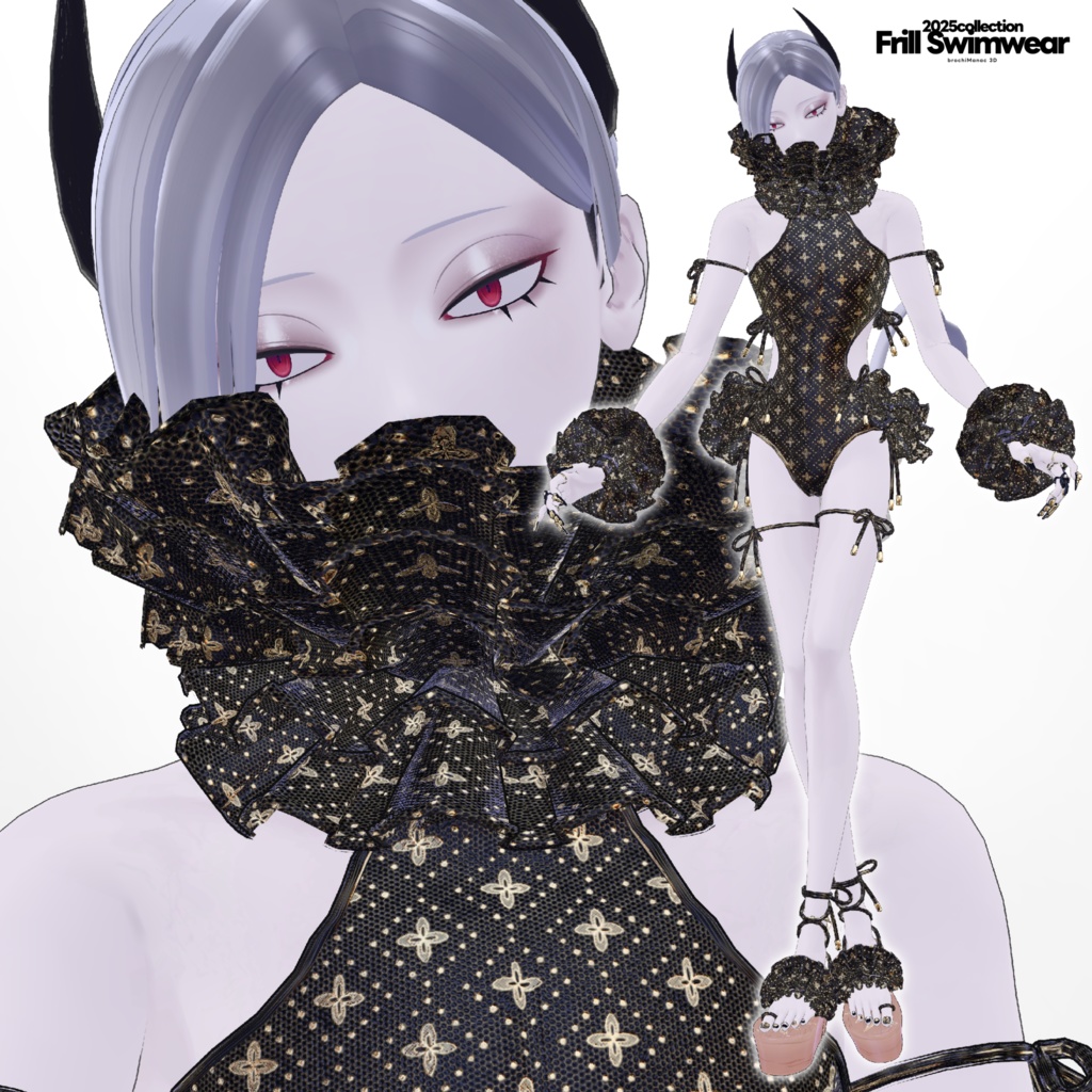 【VRC想定衣装】FrillSwimWear2025 フリル水着2025