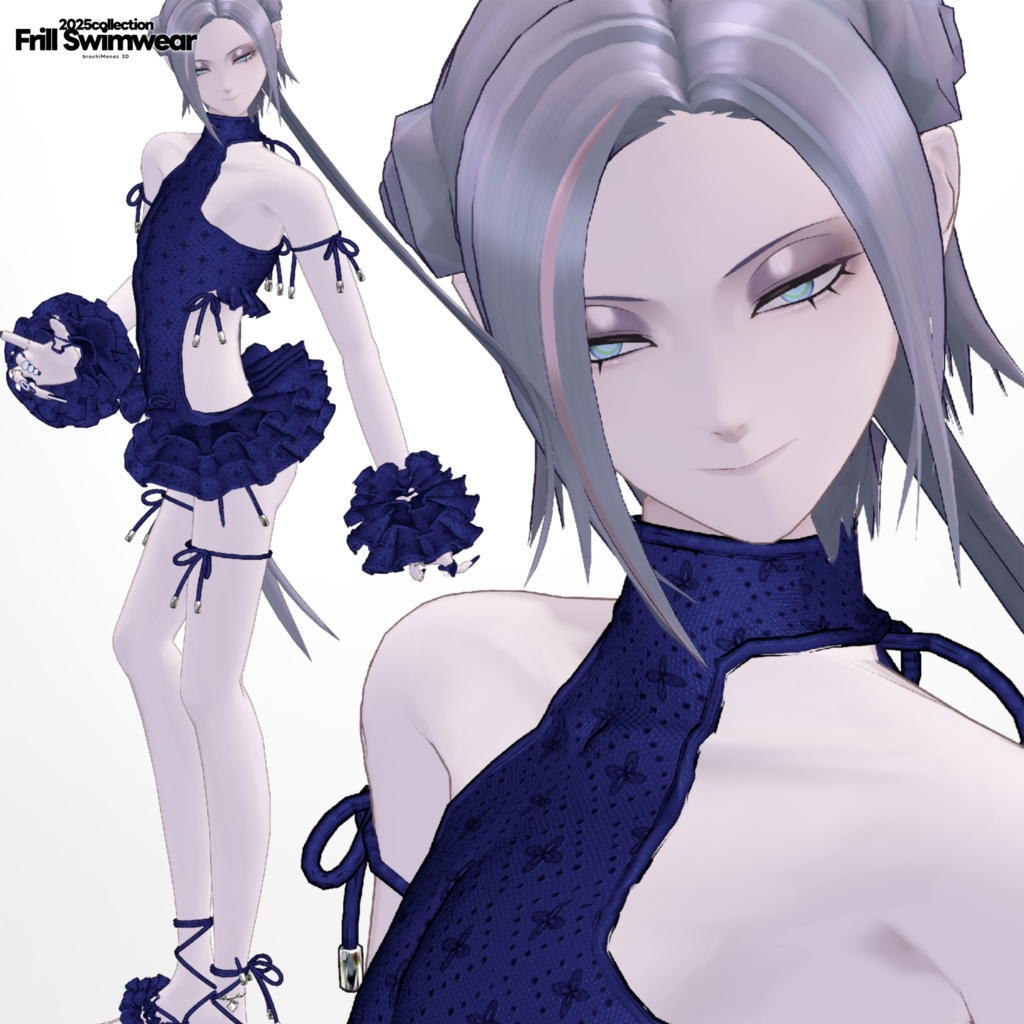 【VRC想定衣装】FrillSwimWear2025 フリル水着2025