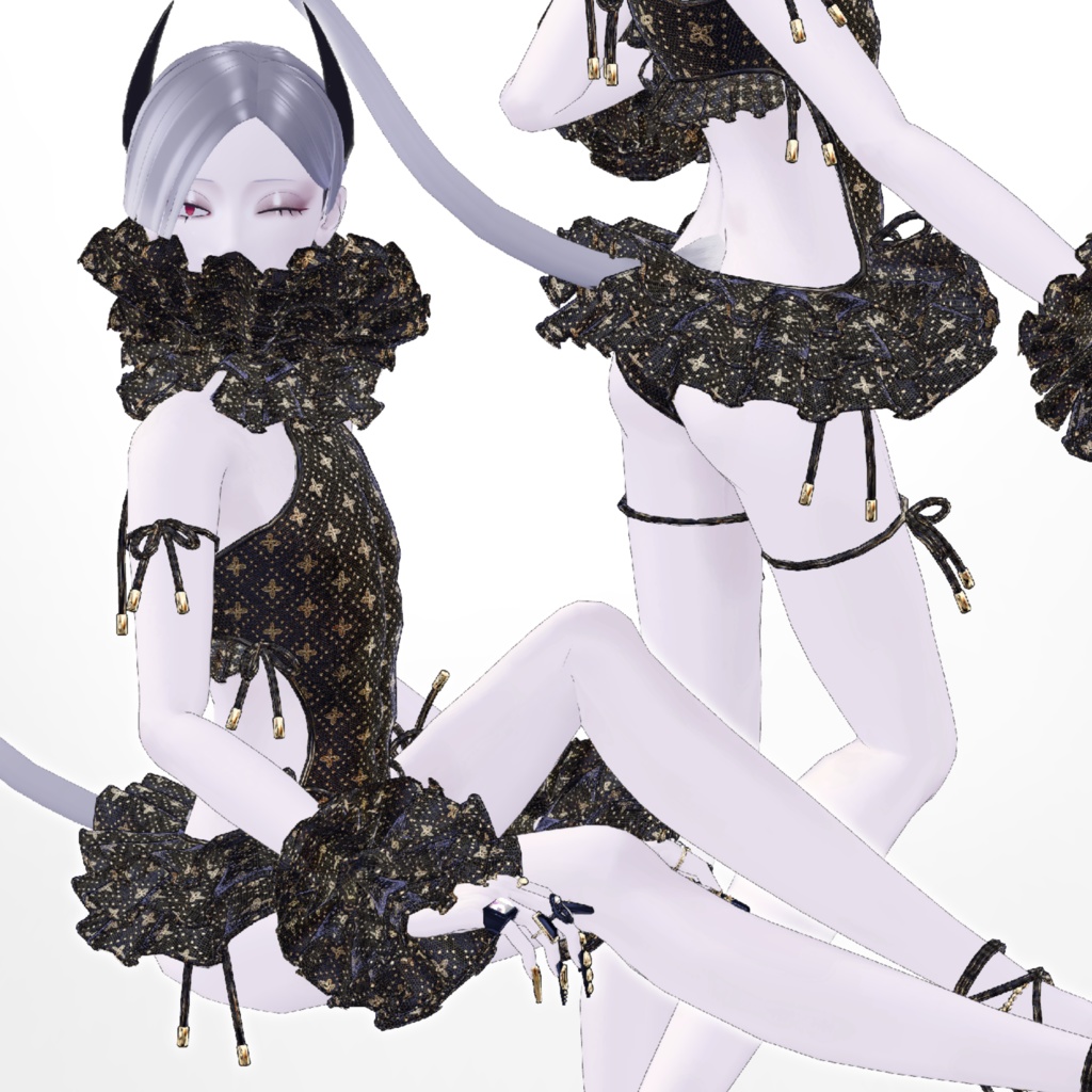 【VRC想定衣装】FrillSwimWear2025 フリル水着2025