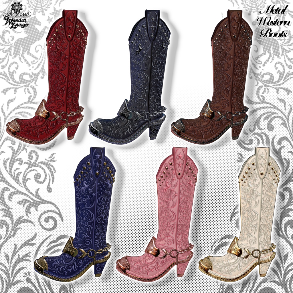 メタルウエスタンブーツ【イベントにて無料Getチャンスあり!】