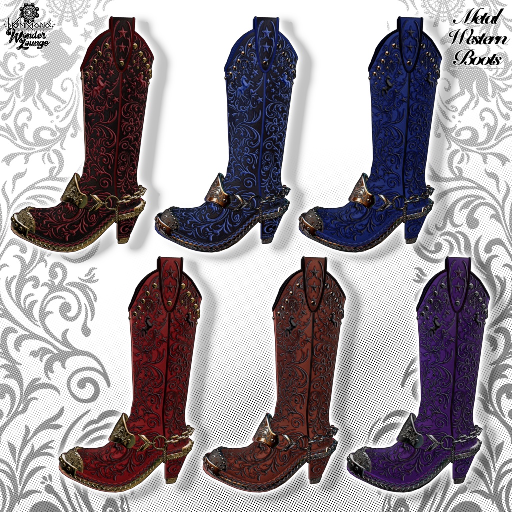 メタルウエスタンブーツ【イベントにて無料Getチャンスあり!】