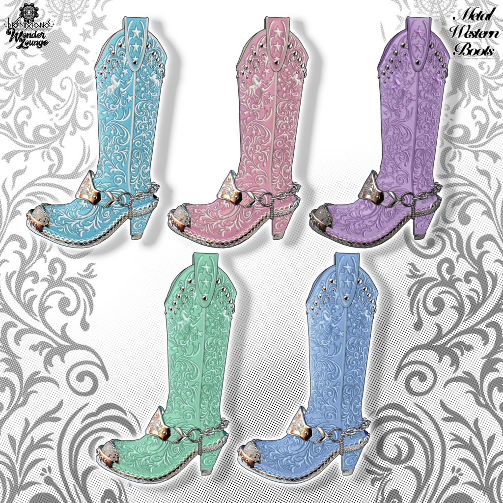 メタルウエスタンブーツ【イベントにて無料Getチャンスあり!】