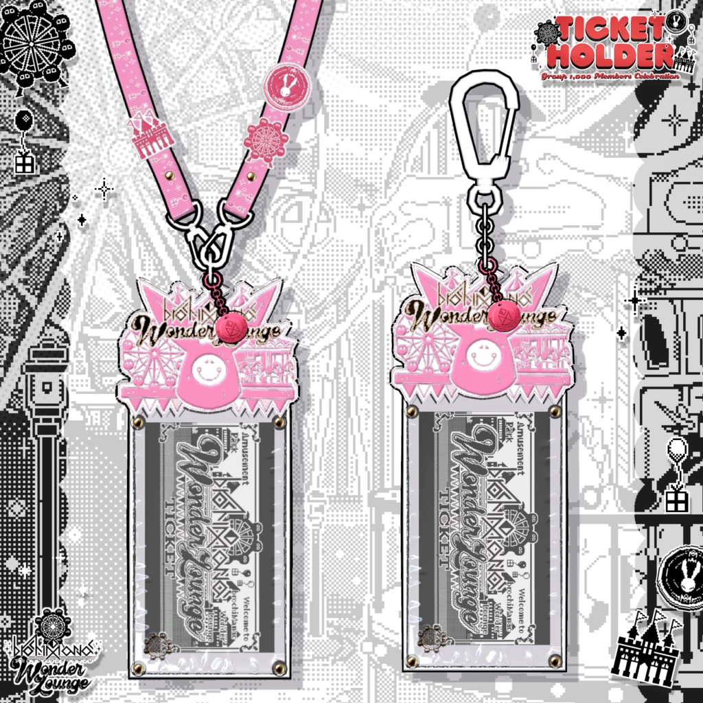 【FREE】ブロワンチケットホルダー🎫#ブロワン グループ1000名様突破記念