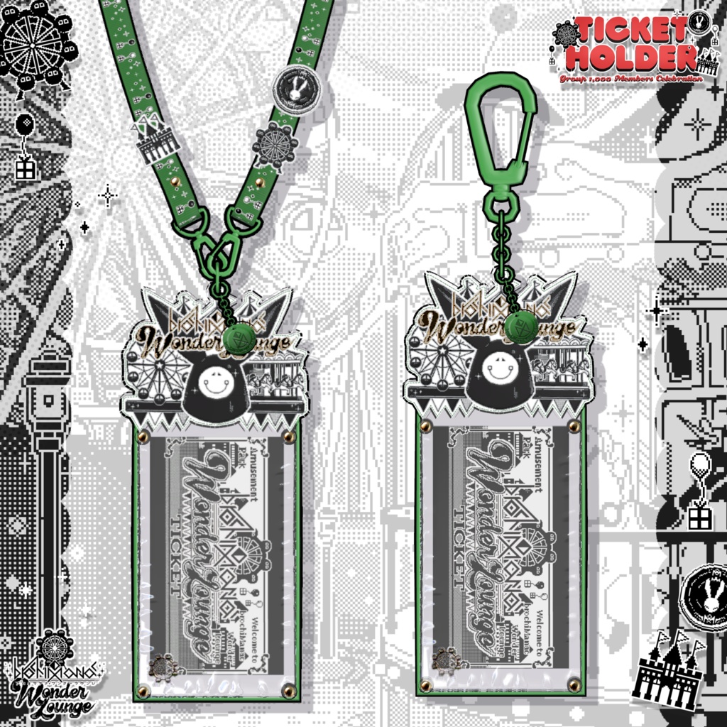 【FREE】ブロワンチケットホルダー🎫#ブロワン グループ1000名様突破記念