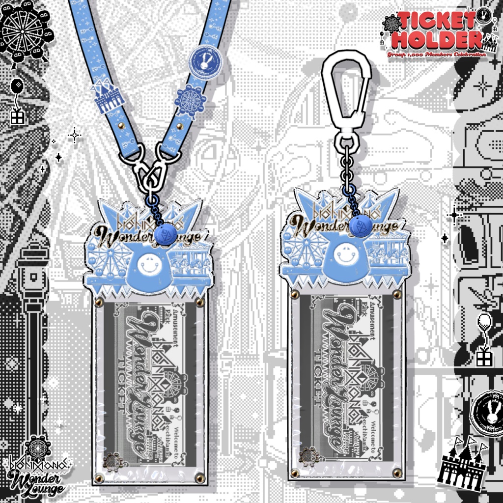 【FREE】ブロワンチケットホルダー🎫#ブロワン グループ1000名様突破記念