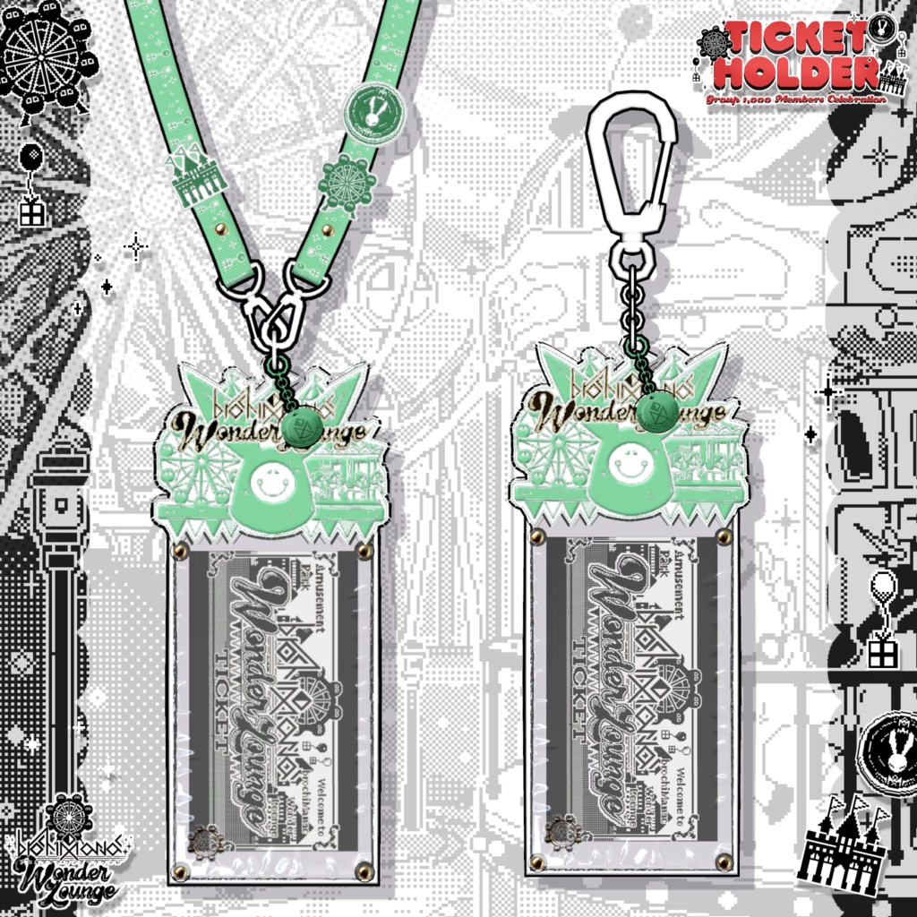 【FREE】ブロワンチケットホルダー🎫#ブロワン グループ1000名様突破記念