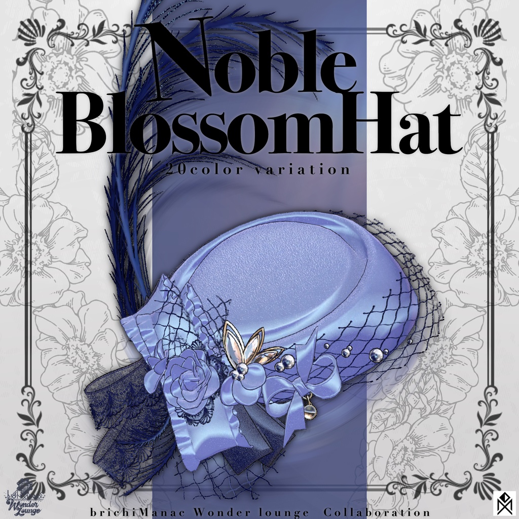 ノーブルブロッサムハット【#ブロワン　にて無料Getチャンスあり！】