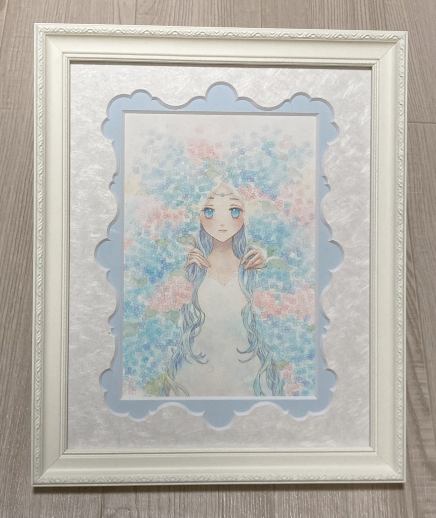 額装原画　ジューン・ヴェール