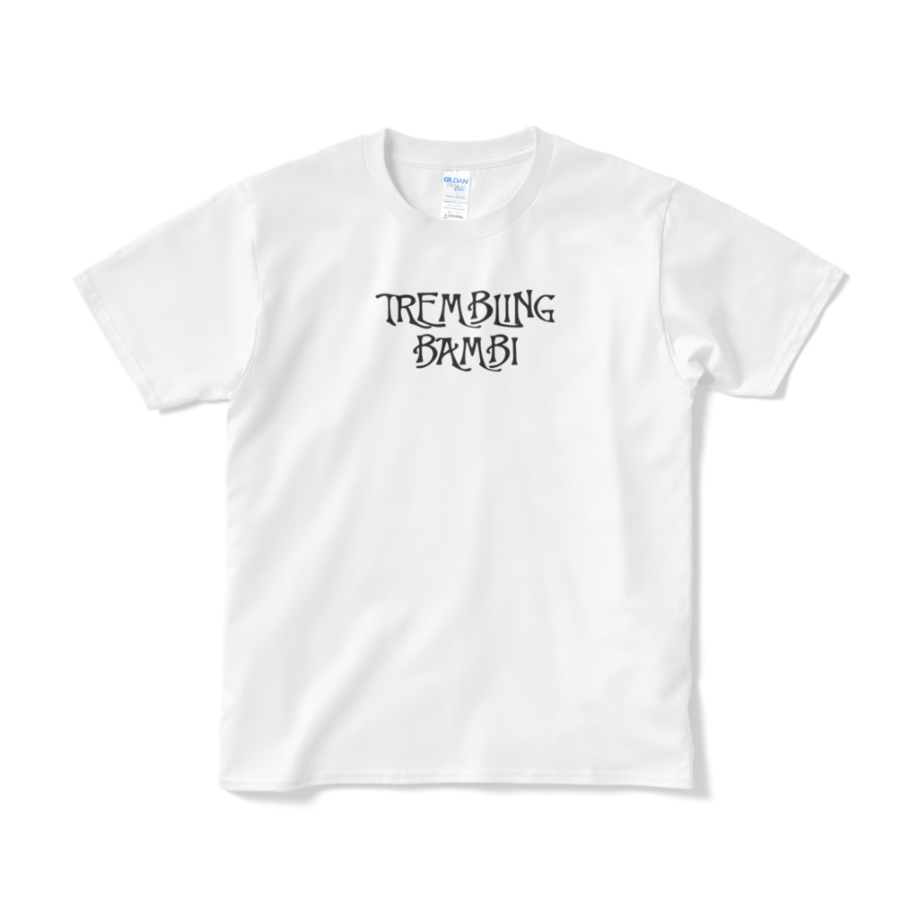 【T-shirt】TREMBLING BAMBI-LOGO-[WHITE]