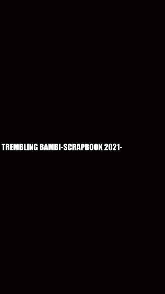 【BOOKLET】 TREMBLING BAMBI 『SCRAP BOOK』