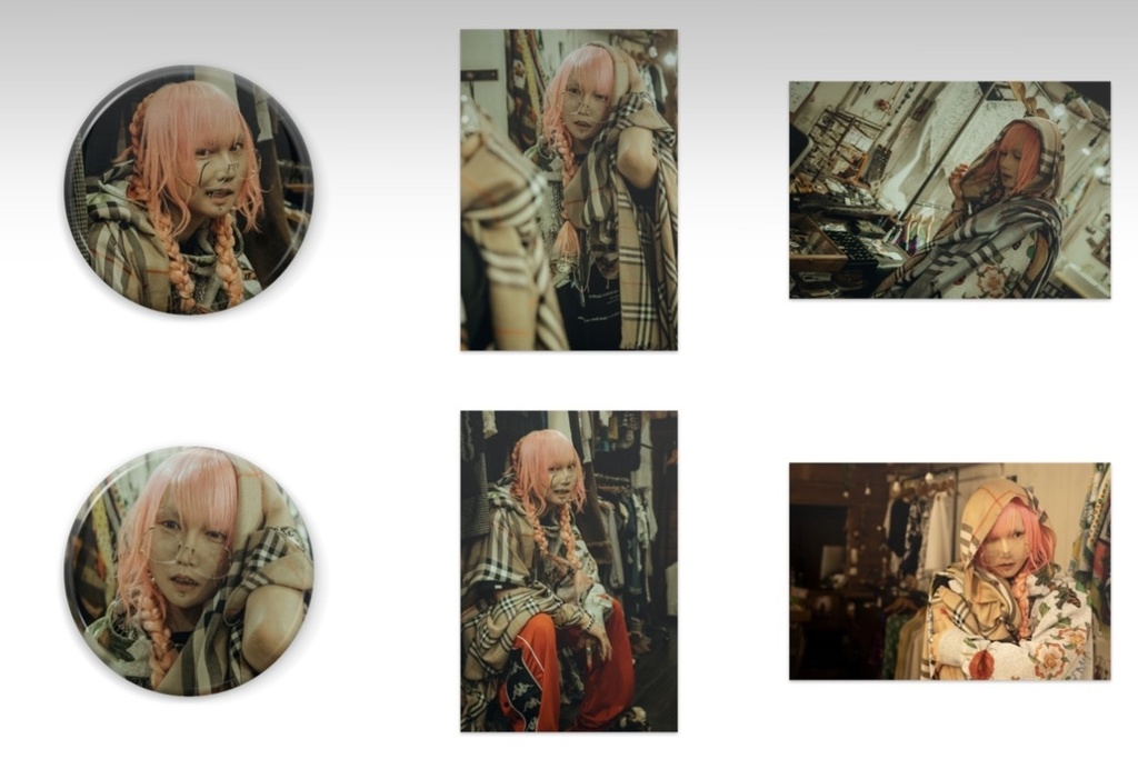 【Tin Badge+Postcard set】