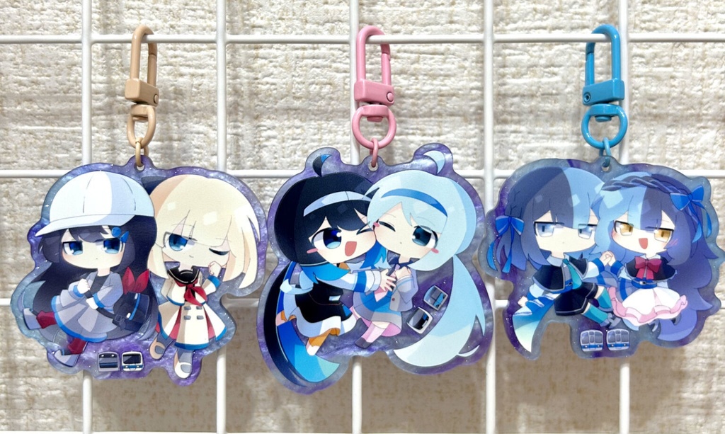 おだきゅう車両擬ペアアクキー(全3種)