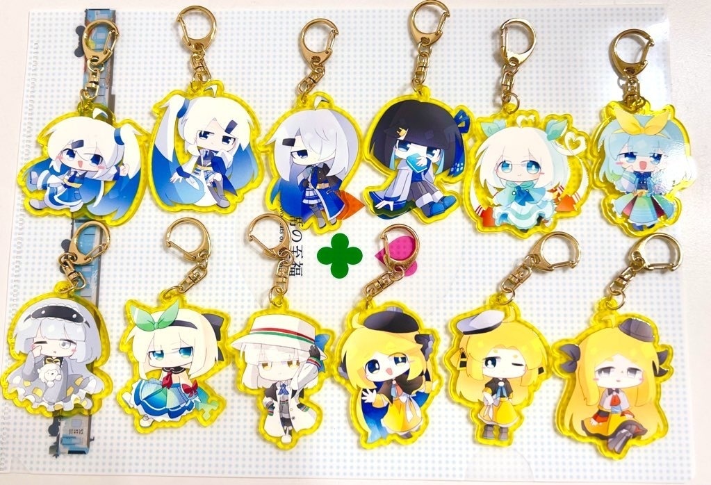 せいぶ車両擬 きいろいアクキー(全12種)