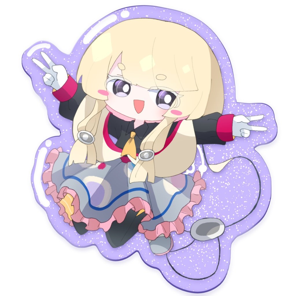 ヒマリちゃん ラメアクキー
