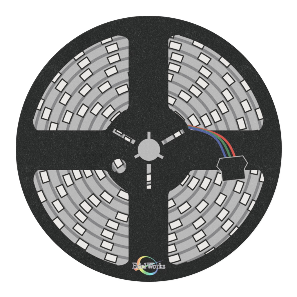 フルカラーLEDテープ(60個/m)型マスキングテープ