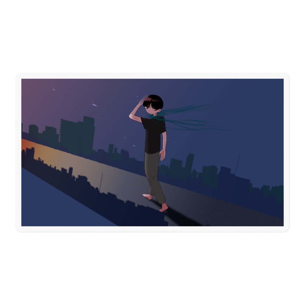 レイニーデイ『半透明レガシー』クリアステッカー