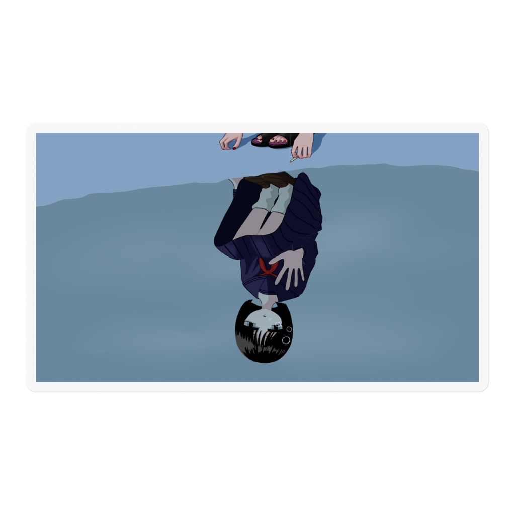 レイニーデイ『そんな姿勢』クリアステッカー