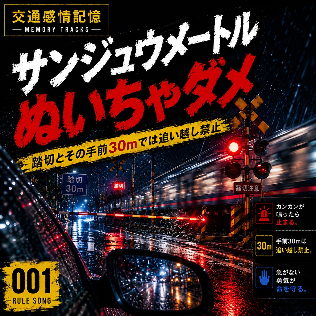 間に合わなかった赤い警報｜踏切30m