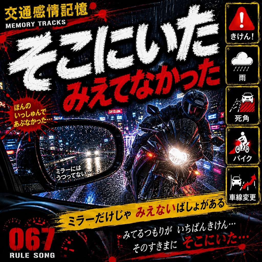 インビジブル・バイク （ミラーの死角と目視による安全確認 / 学科試験の罠対策mp3）