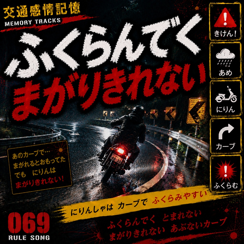 アウト・コースの孤独 （二輪車のカーブ走行特性と速度超過の危険 / 学科試験の罠対策mp3）