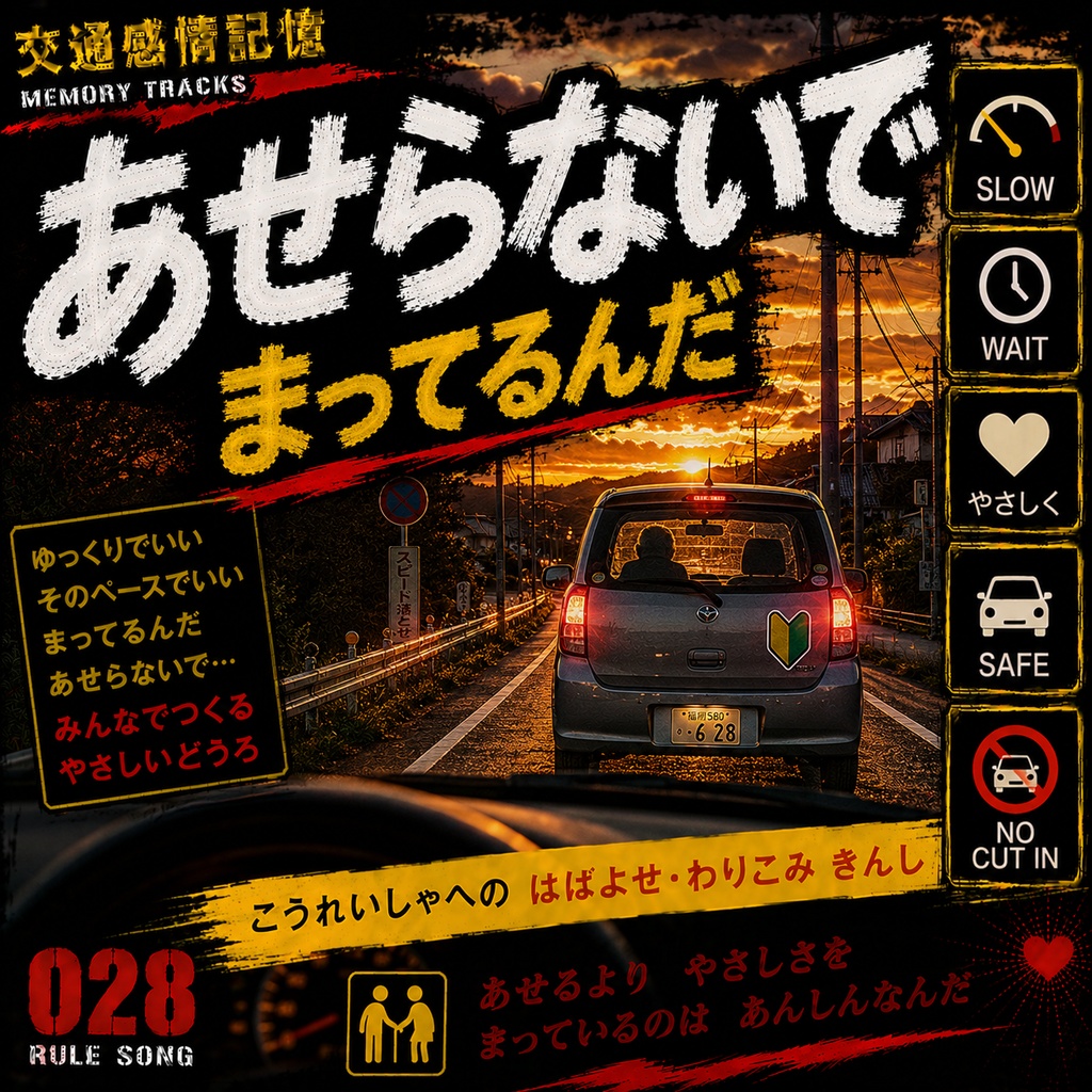 シルバー・マイル （高齢者マーク車への幅寄せ・割込み禁止ルール / 学科試験の罠対策mp3）